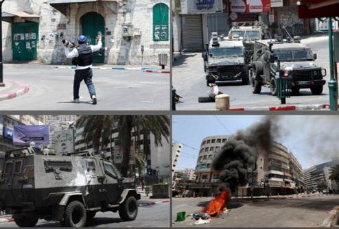العدو الإسرائيلي يواصل اقتحام مدينة نابلس تخلله اعتقال مواطن واخلاء منازل