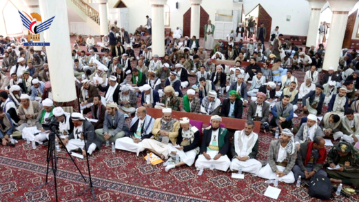 لقاء علمائي في إب تنديدًا ورفضًا للحصار والعدوان وتفويضًا للسيد القائد