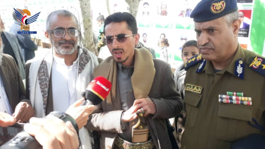 افتتاح معرض صور الشهداء في حي الروضة بمديرية بني الحارث بأمانة العاصمة