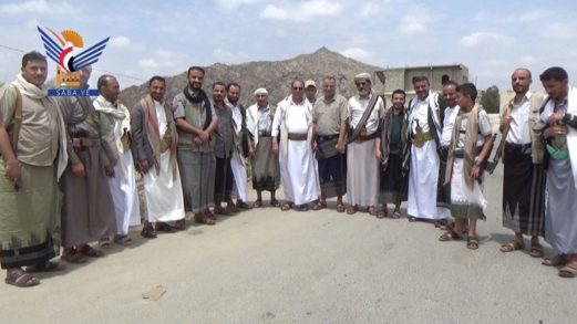 قيادات وزارة النقل والأشغال ووكالة سبأ يزورون المرابطين في المحور الشمالي بالصليف