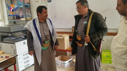 الاطلاع على سير العمل في الكنترول بمدينة المحويت