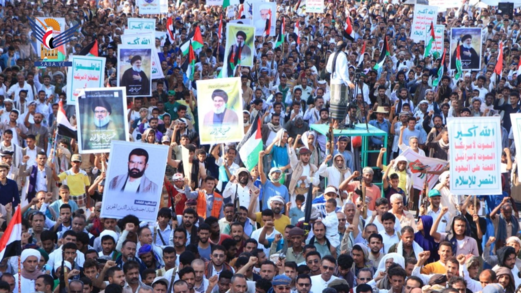  الحديدة تحيي ذكرى "طوفان الأقصى" بمسيرات مليونية