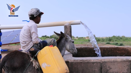 افتتاح مشروع مياه بقرية بني النظاري في مديرية اللحية بالحديدة