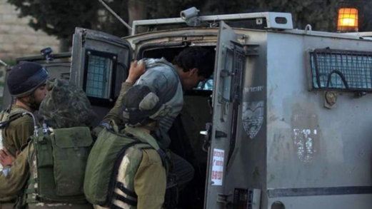 قوات العدو الصهيوني تعتقل تسعة فلسطينيين في الضفة