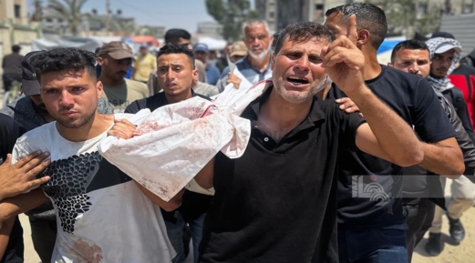 استشهاد تسعة فلسطينيين بقصف العدو الصهيوني خان يونس ودير البلح