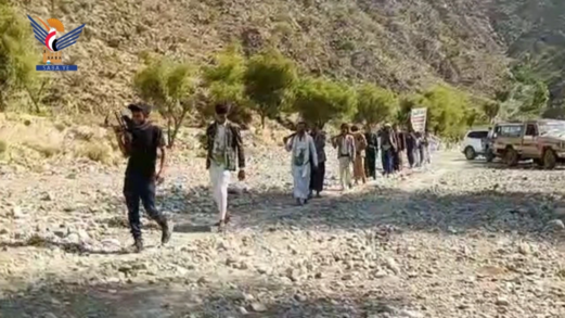 عمران .. مسير لخريجي "طوفان الأقصى" في مديرية السود