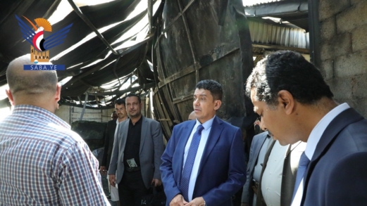 رئيس هيئة الاستثمار يتفقد الأضرار بمصنع المزنعي ويؤكد التزام الهيئة بدعم الاستثمارات الوطنية