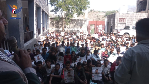 المحويت.. فعاليات طلابية بمديرية بني سعد بالذكرى السنوية للشهيد