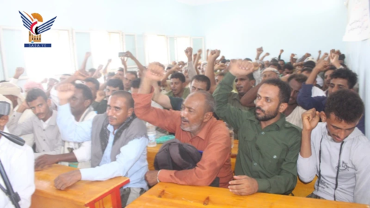 فعالية بمديرية الدريهمي بالحديدة بعيد ثورة 21 سبتمبر