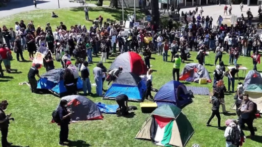 جامعة سان فرانسيسكو تنضم إلى ركب الاحتجاجات الداعمة للشعب الفلسطيني