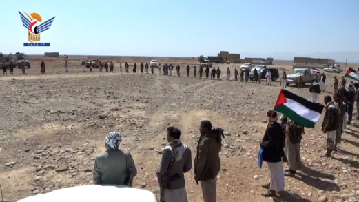 وقفة مسلحة ومسير في مديرية مجزر بمأرب وفاء للشهداء وتأكيدا على الجهوزية