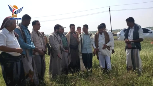 نزول ميداني لتحديد موقع مركز تجميع الحليب بمديرية المراوعة بالحديدة