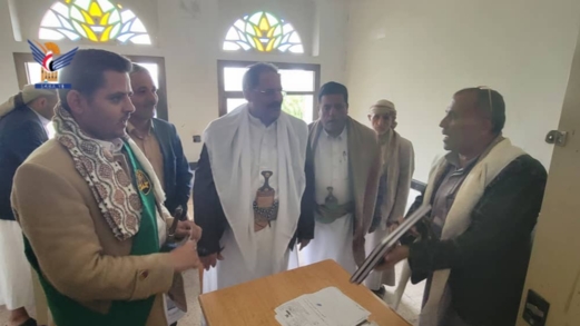 رئيس محكمة استئناف محافظة إب يتفقد سير العمل في محاكم يريم والرضمة