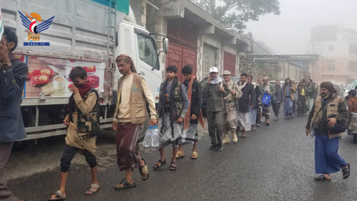 مسير في حجة لخريجي الدورات العسكرية المفتوحة ضمن حملة طوفان الأقصى