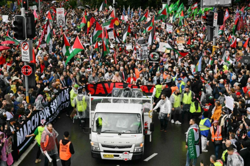 وزير الخارجية الإسرائيلي​ يهاجم مظاهرة في أستراليا تطالب بوقف إبادة غزة