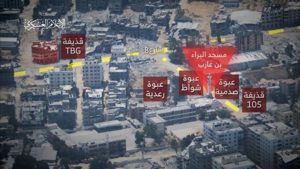 القسام تعلن قتل وإصابة أفراد قوة صهيونية بمبنى في رفح