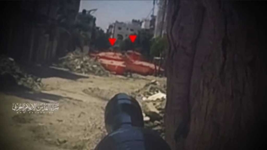 سرايا القدس تعرض مشاهداً لتفجير آلية عسكرية صهيونية شرق مخيم جباليا