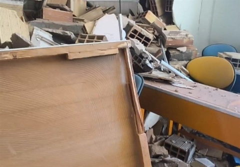 العدو الصهيوني يستهدف مدارس وروضة للأطفال في مدينة برند الإيرانية