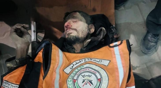 استشهاد ضابط فلسطيني بالدفاع المدني شمال غزة