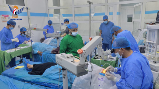 إجراء 165 عملية في مخيم العيون بمديرية وصاب السافل في ذمار