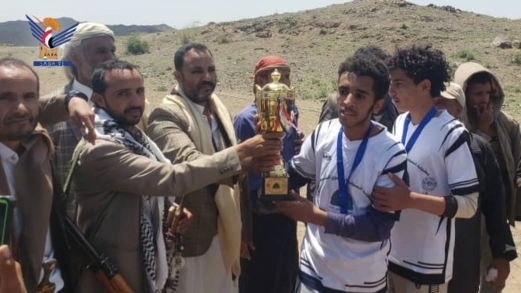 اختتام بطولة المولد النبوي الرياضية في جحانة بمحافظة صنعاء 