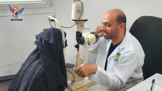 تدشين المخيم الطبي المجاني الـ20 لطب العيون بمديرية الزهرة في الحديدة