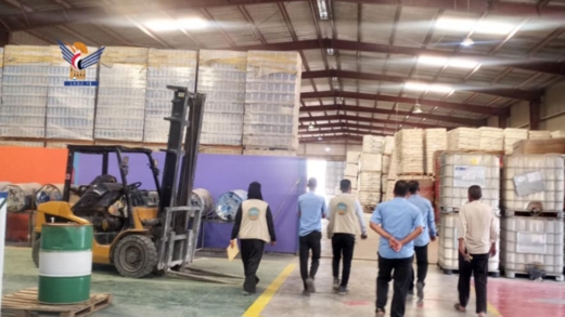  نزول ميداني لفرع هيئة المواصفات في تعز للرقابة على المصانع