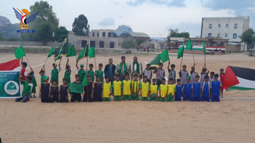 انطلاق بطولة المولد النبوي لكرة القدم والكرة الطائرة في جبن بالضالع