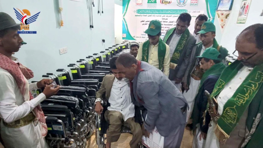  تدشين المرحلة الخامسة من صرف الأجهزة التعويضية لذوي الإعاقة في حجة