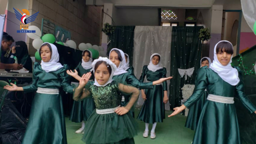 فعالية بمدرسة الوحدة للبنات بمدينة البيضاء بذكرى المولد النبوي