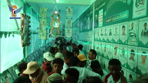 افتتاح معرض صور الشهداء بمديرية الزهرة بمحافظة الحديدة