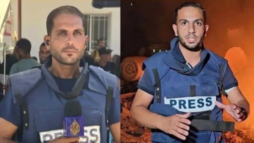 الجزيرة تدين اغتيال مراسليها في غزة أنس الشريف ومحمد قريقع