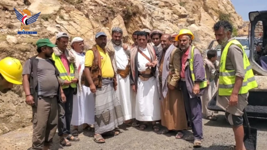 المحويت.. تفقد العمل في مشروع صيانة وتأهيل طريق "الطويلة - حبابة"