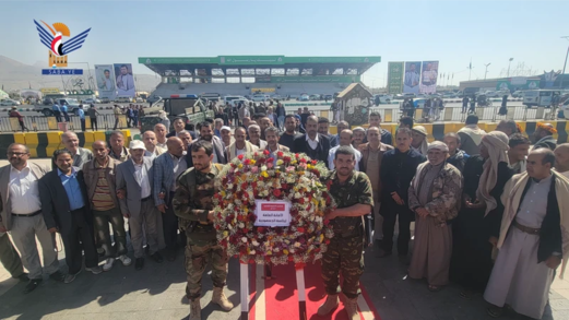 قيادة الأمانة العامة لرئاسة الجمهورية تزور أضرحة الشهداء الصماد والرهوي والغماري