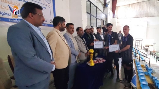 اختتام دوري الحكمة اليمانية لكرة القدم بكلية المنار الجامعية في حجة