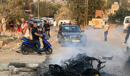 إصابة شرطي في غارة للعدو الاسرائيلي استهدفت دراجة نارية جنوب لبنان