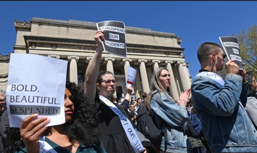 إضراب لهيئة التدريس في جامعة كولومبيا تحدياً لقرارها منع التضامن مع فلسطين