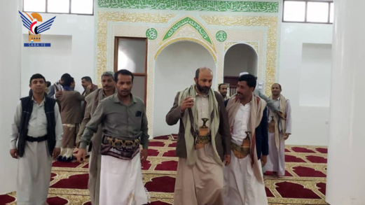 افتتاح مسجد اليابس ومدرسته التعليمية بمدينة صعدة