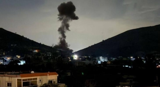 طيران العدو الاسرائيلي يشن غارات على بلدتي طير فلسية وعيترون جنوب لبنان