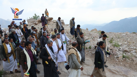 حجة .. بادر والصوفي والشامي يطلعون على احتياجات مديرية قارة من المشاريع