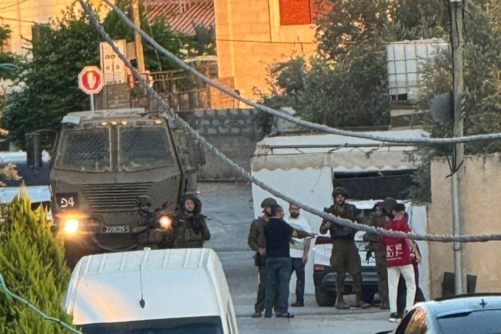 العدو الإسرائيلي يحتجز متضامنين أجانب جنوب الخليل ويقتحم بلدة عجة ويداهم منازل