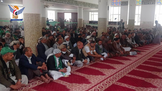 إب.. مسيرة طلابية وفعالية لهيئة الأوقاف بذكرى المولد في مديرية السدة