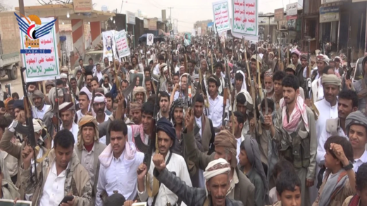  الجوف.. حشود غير مسبوقة رفضاً للعدوان والحصار