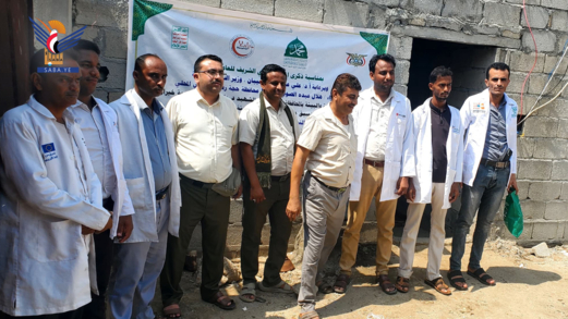 مكتب الصحة بحجة يدشن مخيمين طبيين في اصلاحيتي مركز المحافظة وعاهم