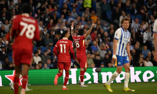 برايتون يفوز على ليفربول ضمن الجولة الـ (37) من الدوري الإنجليزي الممتاز