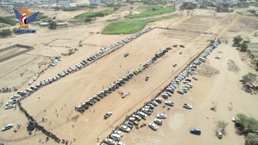 وقفة مسلحة لقبائل مديرية صعدة استجابة لدعوة السيد القائد