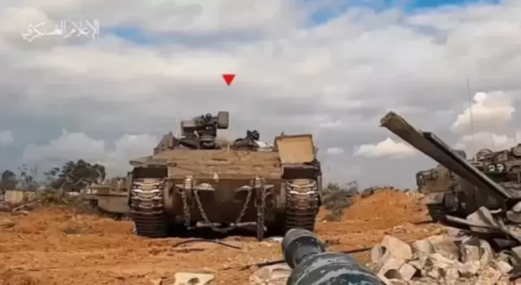 كتائب القسام تنشر مشاهد كمينين ضد آليات العدو الصهيوني برفح