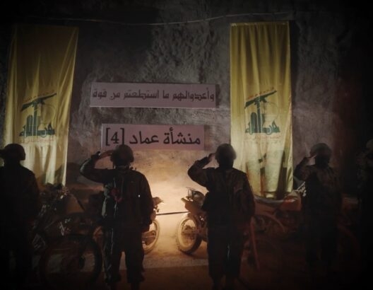  حزب الله ينشر مقطعا مصورا يظهر منشأة لإطلاق الصواريخ