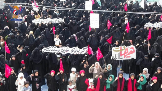 فعالية وقفة للهيئة النسائية في مديرية شبام كوكبان بالمحويت بذكرى عاشوراء