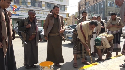 إدريس والحمران يطلعان على سير تنفيذ أعمال تحسين وطلاء الشوارع بمدينة البيضاء